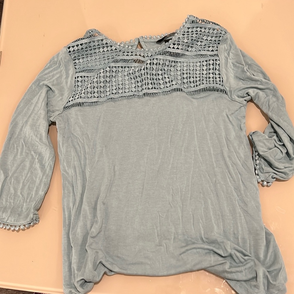 Sky blue top